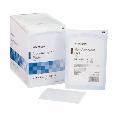 Mckesson Non-Adherent Dressing, 3 x 4 Inch, 1200PK 16-4293